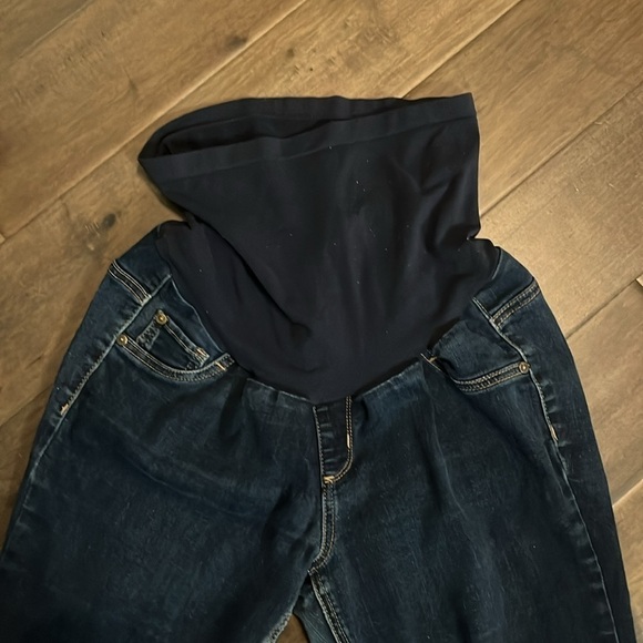 Women’s large maternity blue jeans, denim - Picture 2 of 5